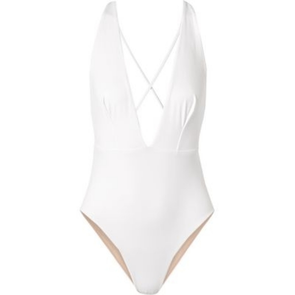 S Marina swimsuit by Skin, White